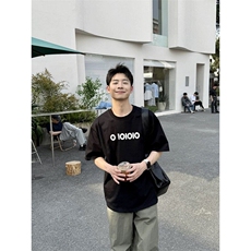 2025网图三本针高品质潮夏季新款宽松圆领印花T恤2548-P29现货，男装T恤，电商C310-1