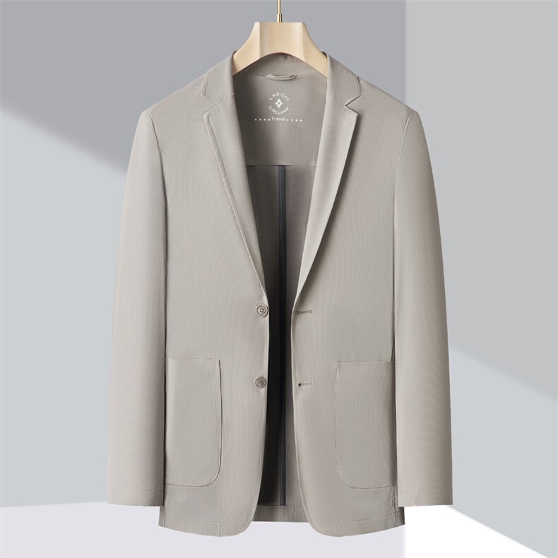 ZL220011男式秋季新款长袖简约西服休闲商务便服西装防晒服,男装防晒衣,电商B360
