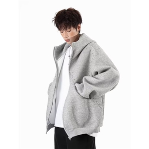 锚定开衫连帽卫衣男A130-P62图片