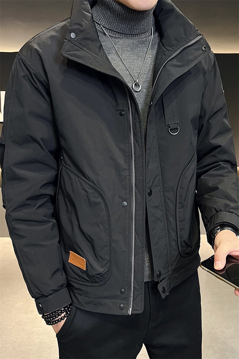 主推款男士简约立领羽绒服上衣外套潮百搭A329-S2885-P150,男装羽绒服,电商A329