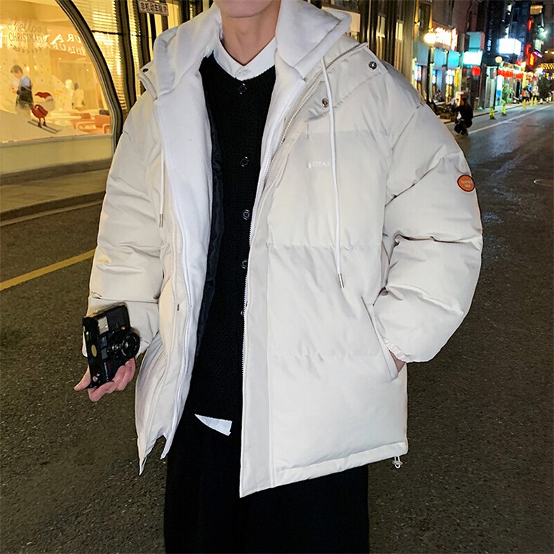 冬季情侣款假两件棉服男宽松棉袄青年棉衣加厚潮A266-WT08-P65,男装棉衣,电商A266