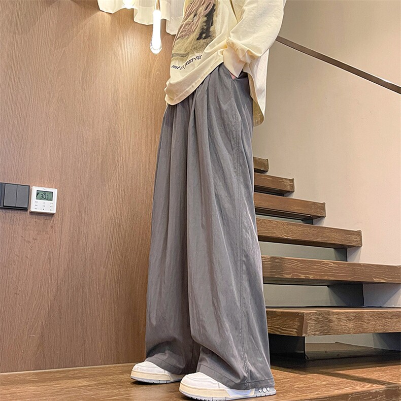 8XL-M特大码风棉麻裤男长裤子宽松直筒型休闲拖地裤k955P65,男装休闲裤,电商D206-1