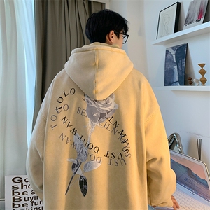 直播品质500克重磅潮牌美式做旧炒雪花水洗加绒卫衣H363JR特P65