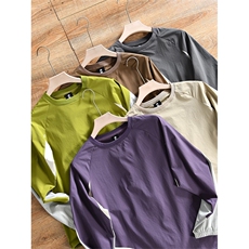 网图有货高品质山系户外防水微弹垂顺拼接运动T恤男女A834-P52，女装T恤，星座1505