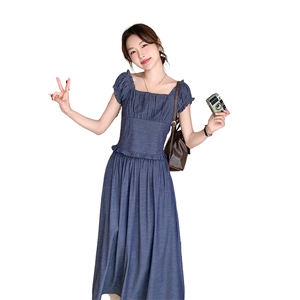 现货 天丝牛仔上衣+半身裙两件套套装 7607-P145-K198图片