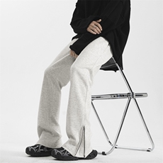 重磅华棉拖地裤脚口拉链设计高街美式休闲裤X1660-特批38，男装休闲裤，星座718