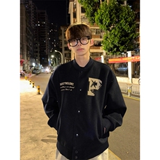 1506-1/J-M4141高品质/P63美式高街字母刺绣男秋冬款潮牌情侣夹克，男装夹克，星座1506-1
