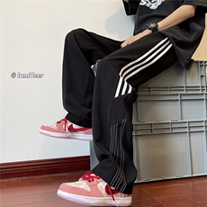 【现货】XZ612-K812-P55-78~春夏垂坠冰丝裤条纹速干西裤0，男装西裤，星座612