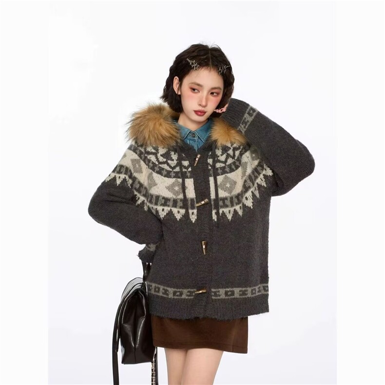 1506-1/MM58301/P79男士秋冬新款开衫毛衣美式复古休闲，男装针织衫/毛衣，星座1506-1