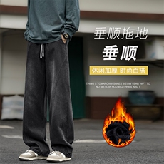 时尚美式百搭水洗垂顺加绒加厚牛仔JRK760-特批-50，男装卫衣，星座718-1