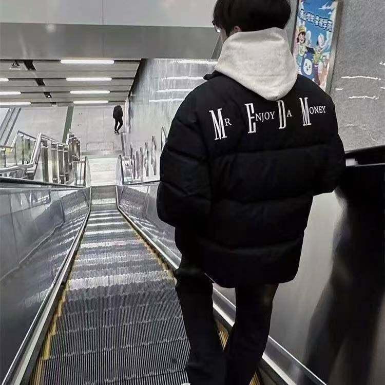 1506/Q8060/P62慵懒风立领加厚棉衣棉服外套,男装棉衣,星座1506