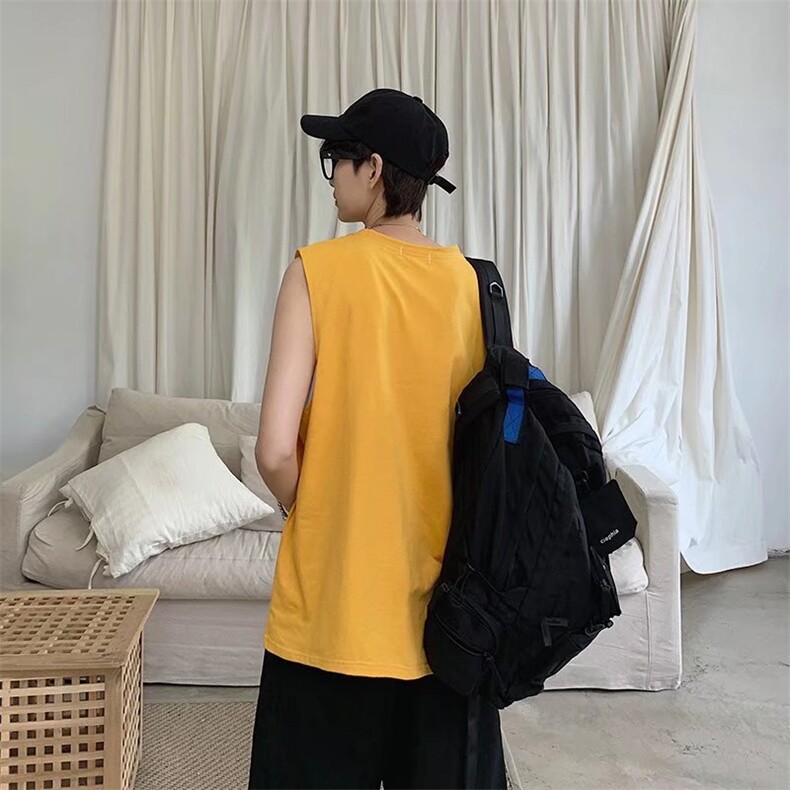纯色背心男潮流百搭休闲T32P22,男装背心/马甲,星座1116-2