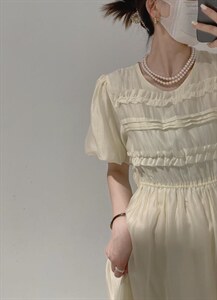 松紧腰裙,其它,驿谷