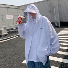F159/P55有报告UPF50+紫外线防晒衣男个性连帽外套防晒服上衣，男装防晒衣，电商基地A050