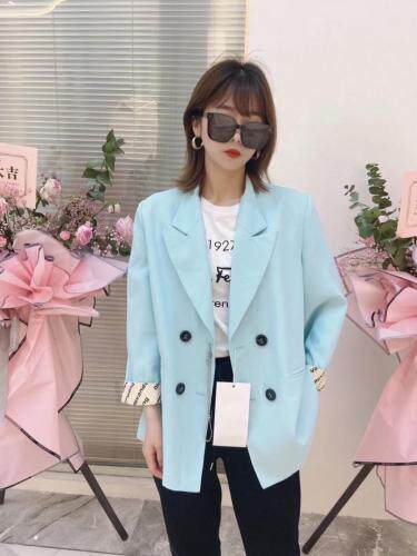 【现货】七分袖西服，女装，朗色千秋