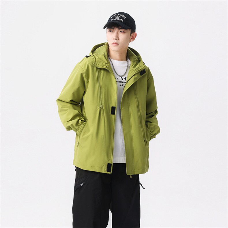 冲锋衣外套潮牌痞帅炸街男秋冬小众日系防水山系夹克JK880-P50,男装夹克,星座308B-2