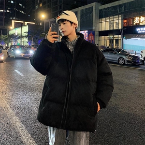 港风麂皮绒棉服男冬新款情侣棉衣外套加厚棉袄羽绒服MY8805-P68图片