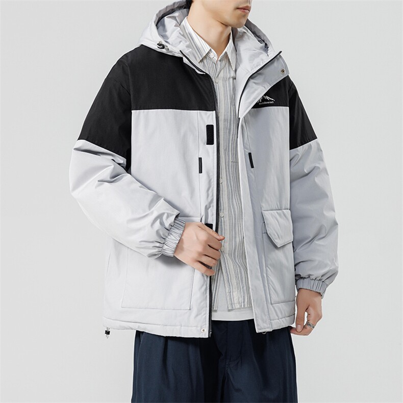 新款港风棉服大口袋宽松时尚港风青少年棉袄外套MY9305P-95,男装棉衣,电商A128
