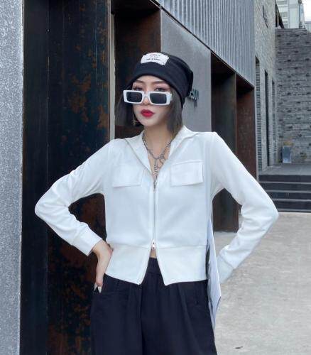 2121秋季新款现货拉链卫衣，女装卫衣/绒衫，琼卿格