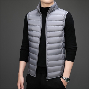 达标50绒 秋冬新款轻薄羽绒服马甲男士轻羽绒背心坎肩YR912-P55图片