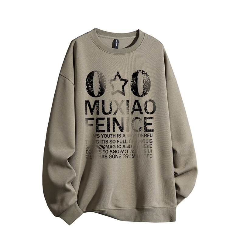 得物供货、复合重磅420克现货圆领卫衣宽松HD019-1-HMY290-特P35,男装卫衣,电商019-1