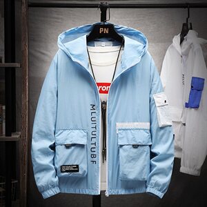 防晒衣男2021年夏季新款户外超薄透气皮肤衣服运动防风衣F919图片
