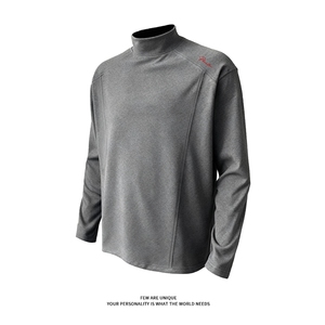 德绒印花打底衫宽松保暖半高领卫衣上衣男女 DT53084-TP1939图片