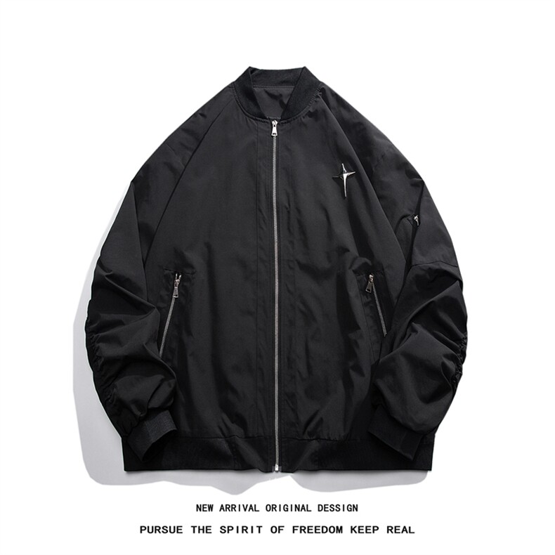 JK8103/P68秋装新品立领夹克男外套棒球服防水大码潮男工装上衣,男装夹克,电商A141