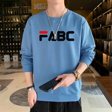 现货2026秋季男士潮流FABC字母印花卫衣学生班服1210-2-F030-P15，男装卫衣，星座1816-2（原1210–2）