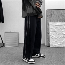 美式长裤高街ins潮牌夏薄款hiphop嘻哈休闲拉链拖地裤K1276-P38，男装休闲裤，星座512-4