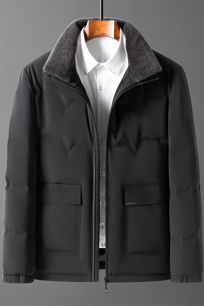 爸爸冬装外套男新款加厚保暖羽绒服中老年人宽松男装Q72166-P285,男装羽绒服,电商B212（原钱塘6029）