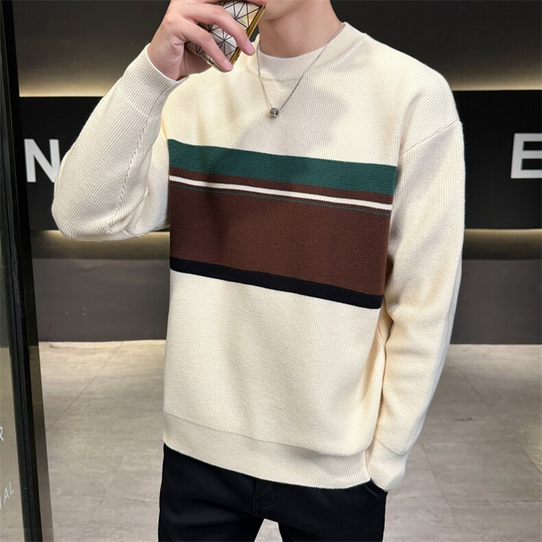 9662P85秋冬季新款男士套头毛衣M-3XL,男装针织衫/毛衣,星座414（原B263）