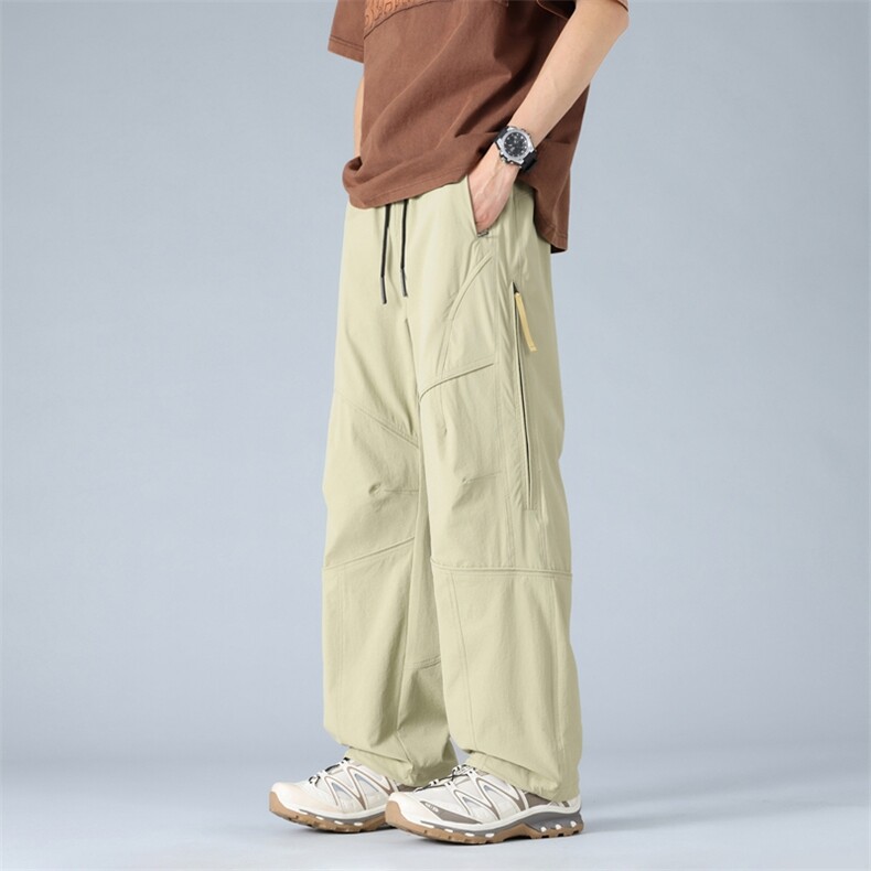 春夏美冲锋裤男户外机能风登山运动裤高街设计感休闲裤AK0251-P53,男装休闲裤,星座308B-2