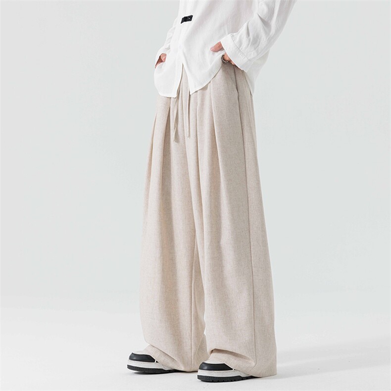 现货秋季新款宽松版风无影墙休闲长裤阔腿裤男女K61-P68控88，男装休闲裤，电商A021