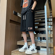 已注册新款菠萝格抖音直播得物宽松男中裤五分短裤K108P28控45，男装休闲裤，电商C408(原B339-1)