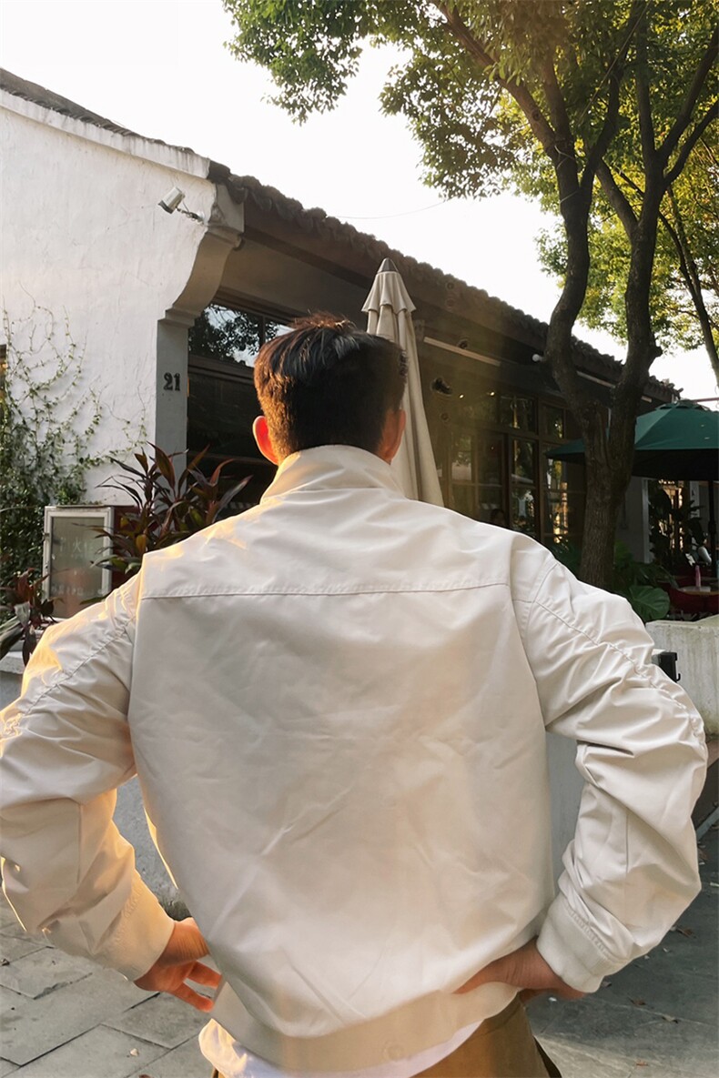 【网图慎用】美式夹克立领纯色户外工装外套男5Q4040-TP3568,男装夹克,电商A102