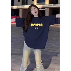 高街猫咪五分短袖t恤女2025新款夏季设计感小众黑色上衣TAC72，男装T恤，星座1116A（原606A-3）