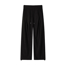 时尚百搭300g灯芯绒褶皱设计大码直筒休闲裤男K24128-特P30控58，男装休闲裤，电商A001