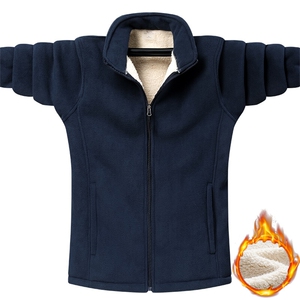 爆板摇粒绒夹克双面绒抓绒衣外套大码男装-加绒889-P55（M-8XL）,豹纹短裙搭配西装外套图片