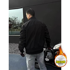 直播现货冬季美拉德立领飞行夹克boxy廓形高街棒球服加棉加厚外套，男装夹克，电商A486-1