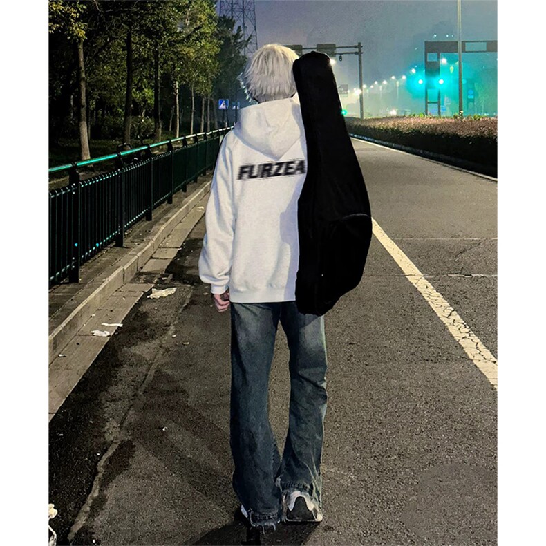 抖音得物品质480克全棉加绒织带连帽印花卫衣三条杠针织卫衣A0412,男装卫衣,电商A443