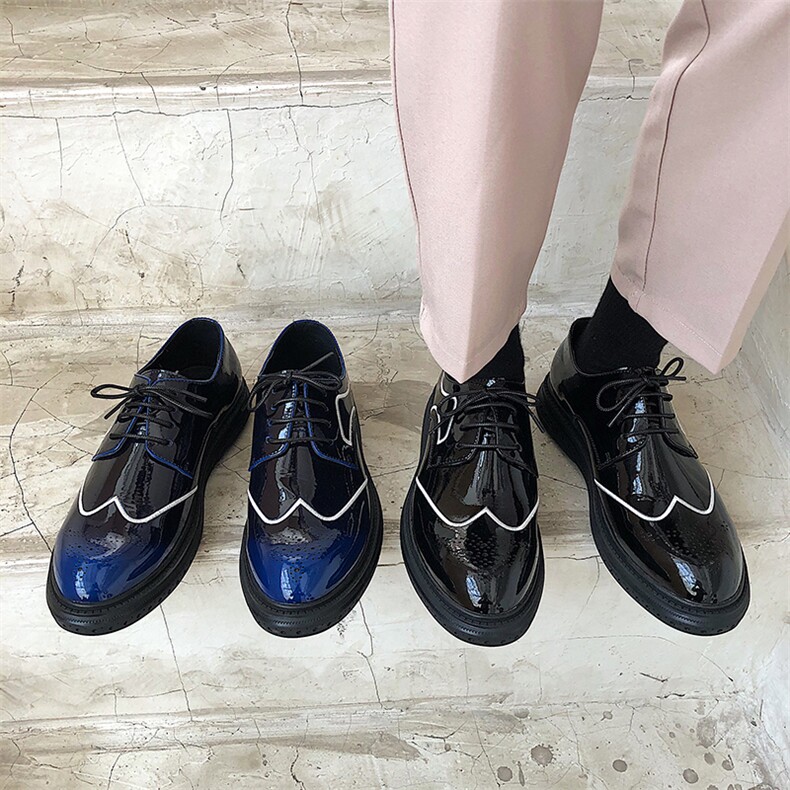 四季款！韩搭雕花车线设计皮鞋英伦chic低帮男鞋B253-211-P95,男鞋休闲鞋,星座814A（原电商B253）