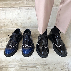 四季款！韩搭雕花车线设计皮鞋英伦chic低帮男鞋B253-211-P95，男鞋低帮鞋，星座814A（原电商B253）