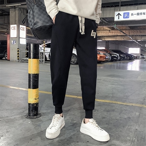 社会精神小伙春秋加绒卫裤运动束脚男裤DS-B249-KK96-P58-加绒P68图片