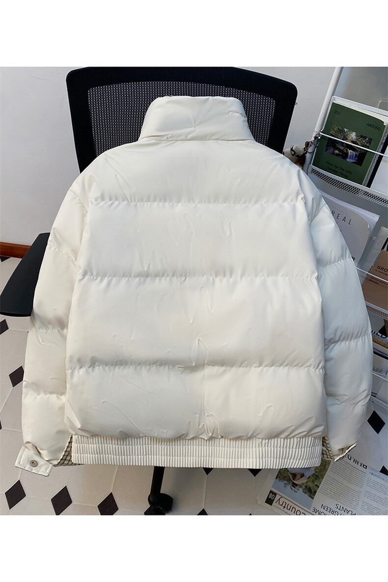 冬季新品得物美式潮流高品质格子加绒加厚棉衣外套棉服MY5566-P88,男装棉衣,星座610B-1