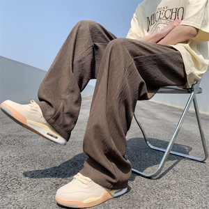 2023夏季潮牌小众设计感休闲裤男款美式高街宽松直筒裤 K6378-P30图片