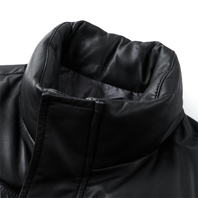 BG-F6692冬季男士海宁真皮羽绒服绵羊皮夹克立领羽绒内胆百搭外套,男装夹克,电商B360A（原721A）