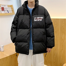 立领棉服男冬季户外潮牌棉衣大码宽松百搭加绒加厚外套MY302-P60，男装棉衣，电商B219