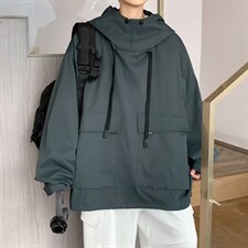 男秋季外套潮牌街头工装连帽卫衣夹克HW28P45，男装夹克，星座1116-2