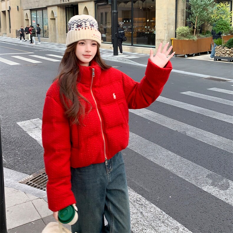 数据款现货大货已到店90绒立领刺绣羽绒服6966-P285-K428,女装羽绒服,2D034